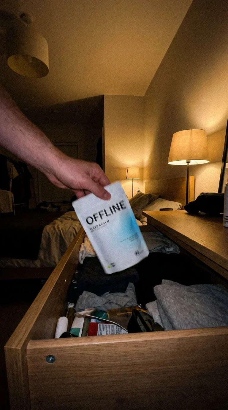 Offline supplement sleep pouch